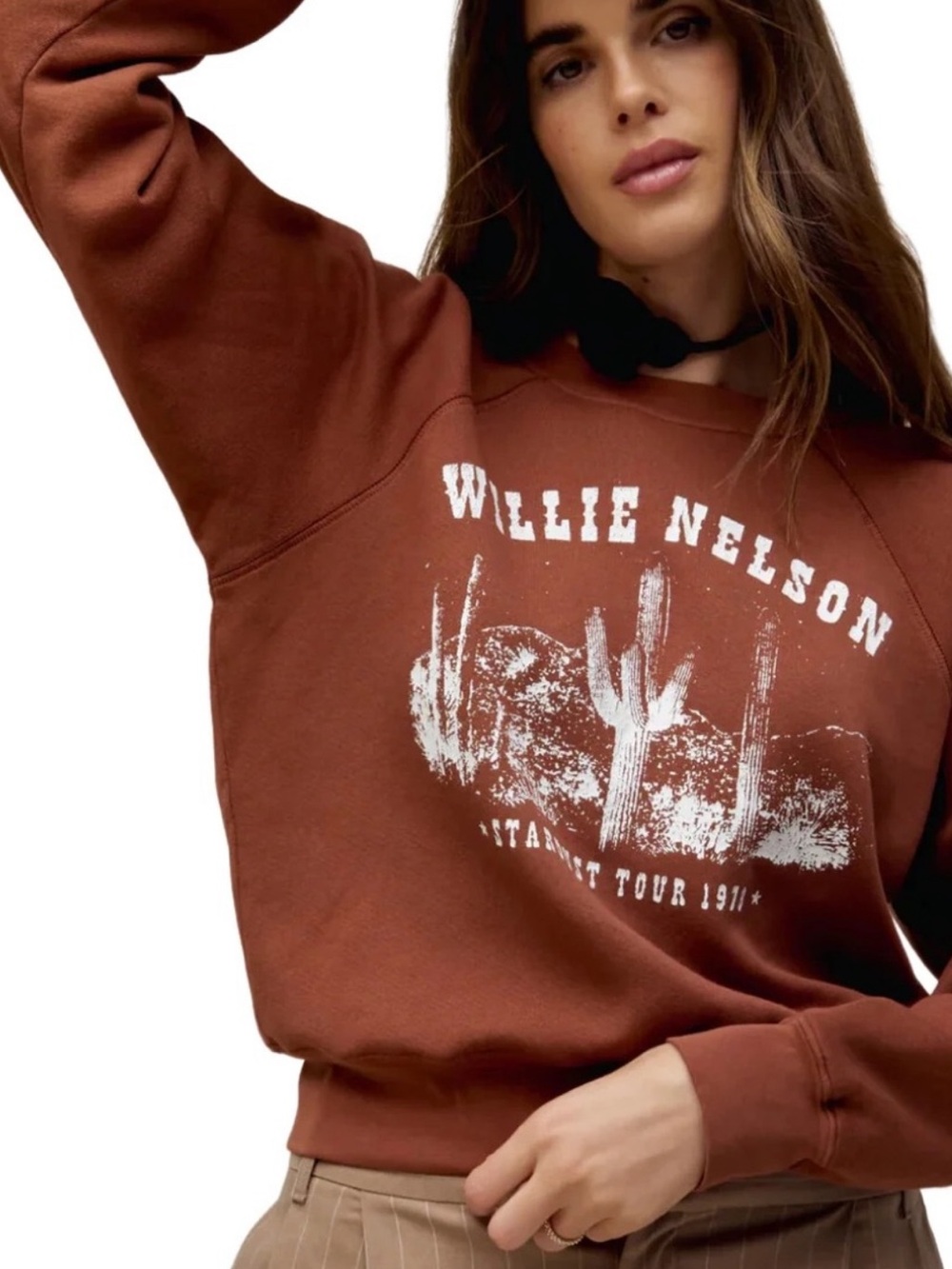 Daydreamer ✨ Willie Nelson Stardust Tour Graphic Sweatshirt